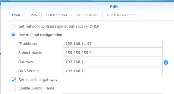 Why do it the easy way? Manual config all the way!